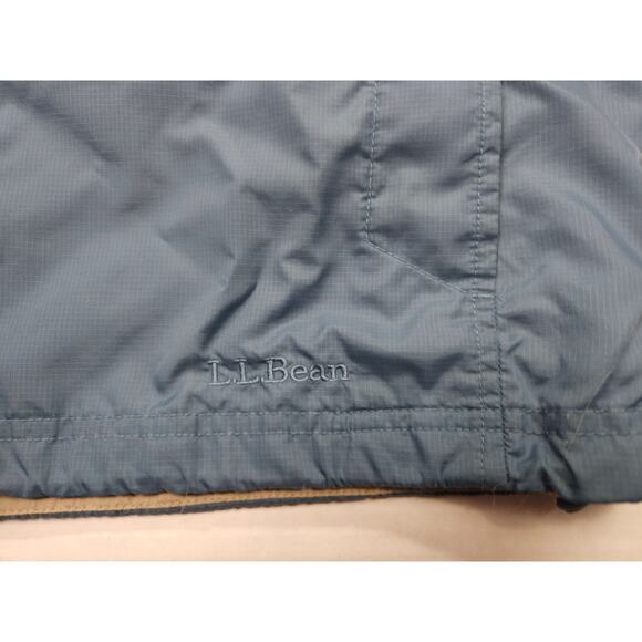 LL Bean Stowaway Windbreaker Jacket Men's Size Small Blue Zip Up Lightweight - Picture 8 of 10